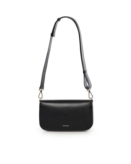 Coccinelle Black C-Me Calf Leather Bag<Br