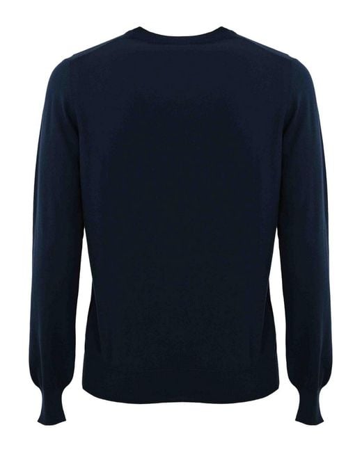 Fay Blue Pullover Sweater for men