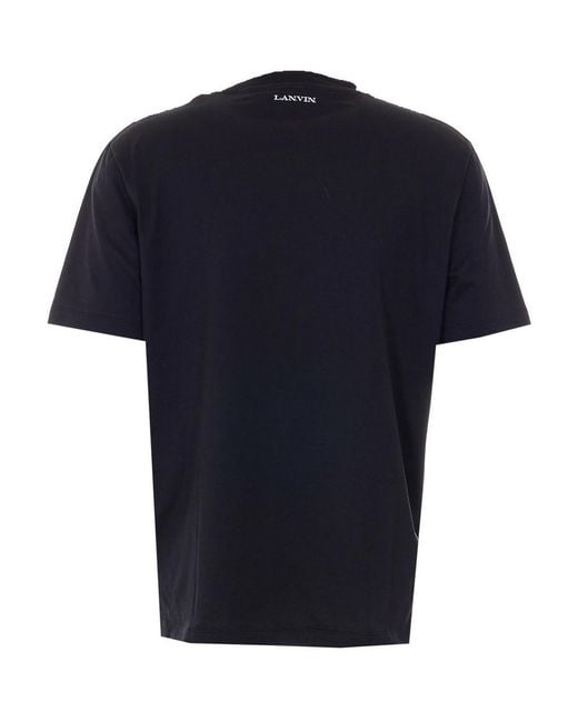 Lanvin Blue Mother And Daughter T-Shirt for men