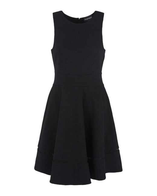 Emporio Armani Black Sleeveless Mini Dress