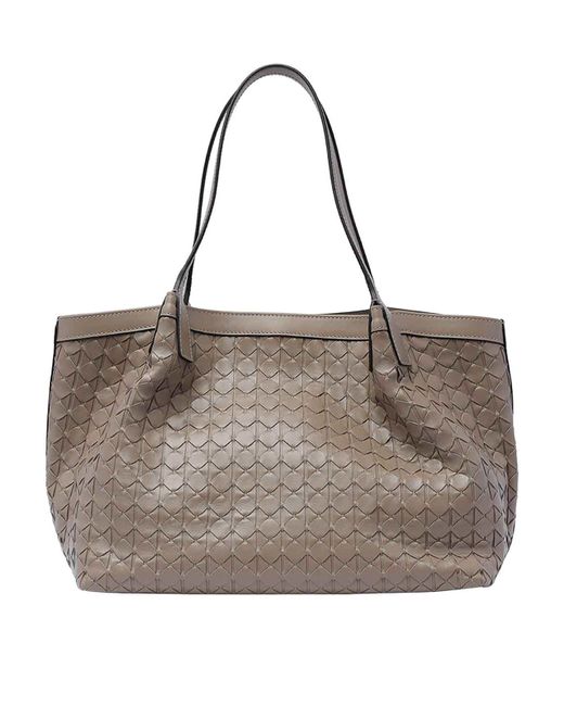 Serapian Gray Secret Mosaico Tote Bag