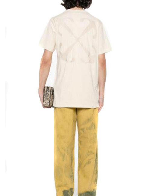 Off-White c/o Virgil Abloh Natural T-Shirt for men