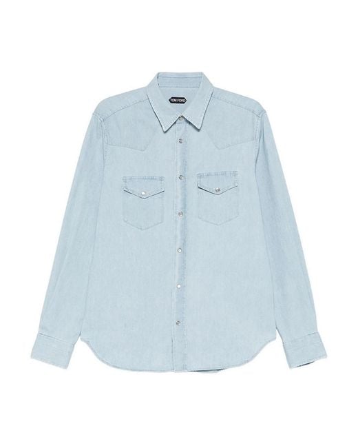 Tom Ford Blue Shirt for men