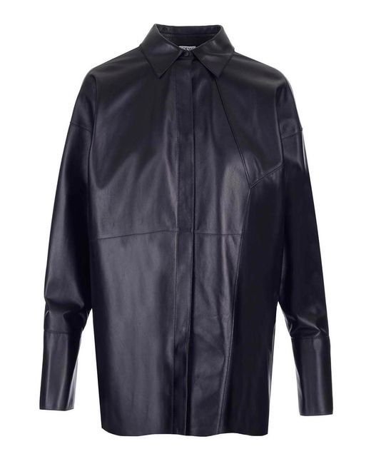 Loewe Blue Nappa Oversize Shirt