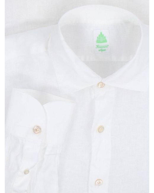 Finamore 1925 White Shirt for men