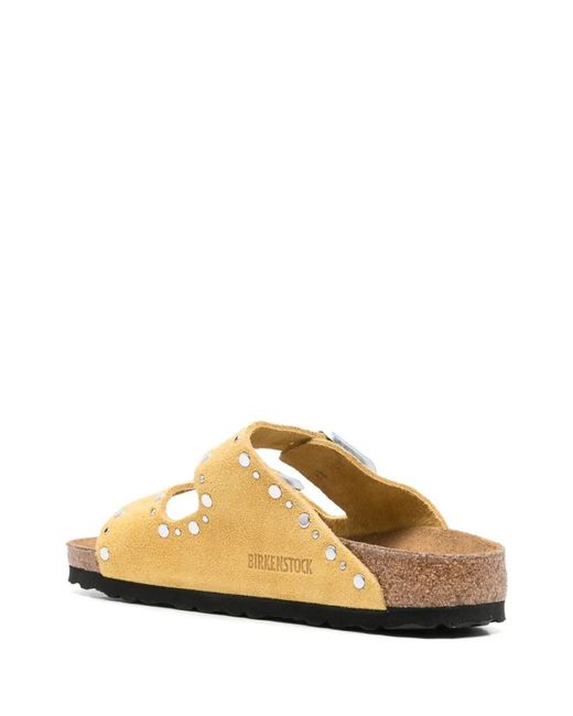 Birkenstock Metallic Arizona Rivet Border
