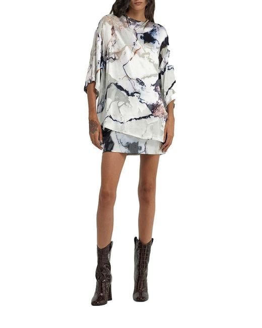 Roberto Cavalli Gray T-Shirt