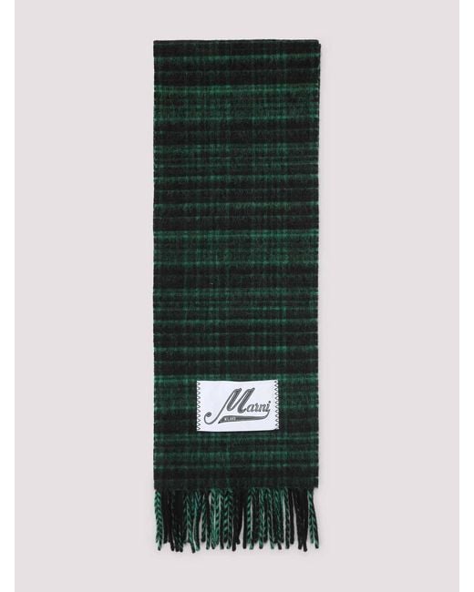 Marni Green Scarf for men