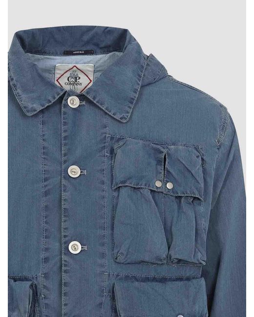C P Company Blue Cp Company Medium Jacket for men
