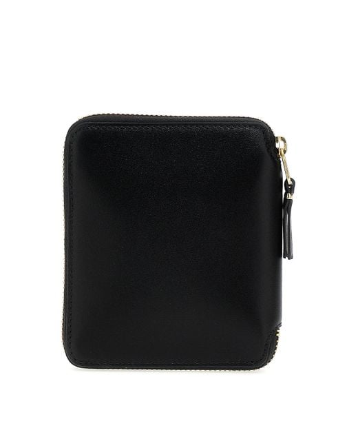 Comme des Garçons Black Check Print Wallet for men