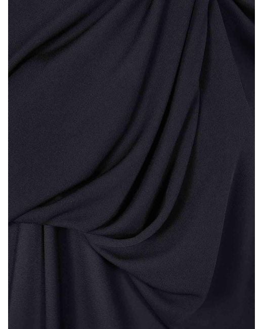 Tom Ford Blue Crepe Jersey Cocktail Dress