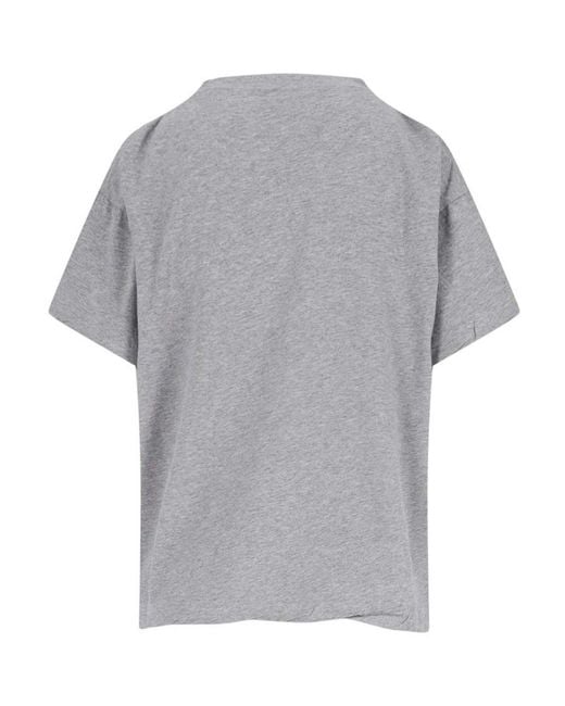 Balenciaga Gray T-Shirts And Polos