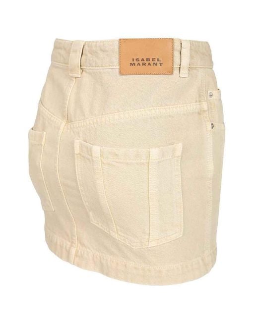 Isabel Marant Natural Short Skirt