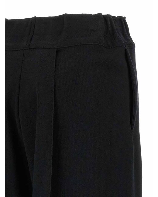 Issey Miyake Black Campagne Pants