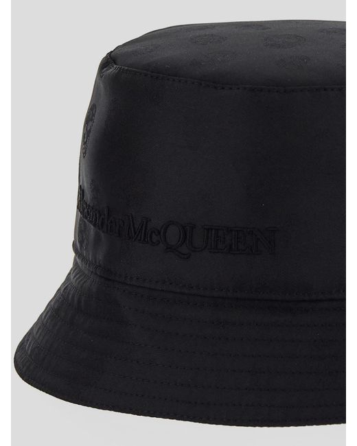 Alexander McQueen Blue Bucket Hat
