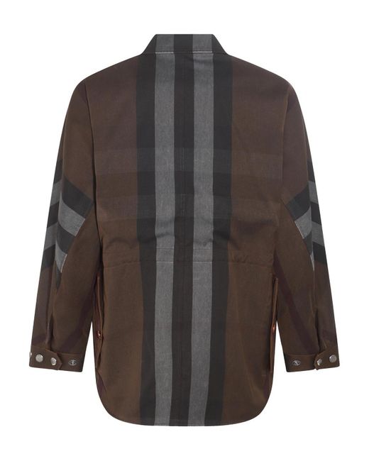 Burberry Gray Field Casual Jacket for men