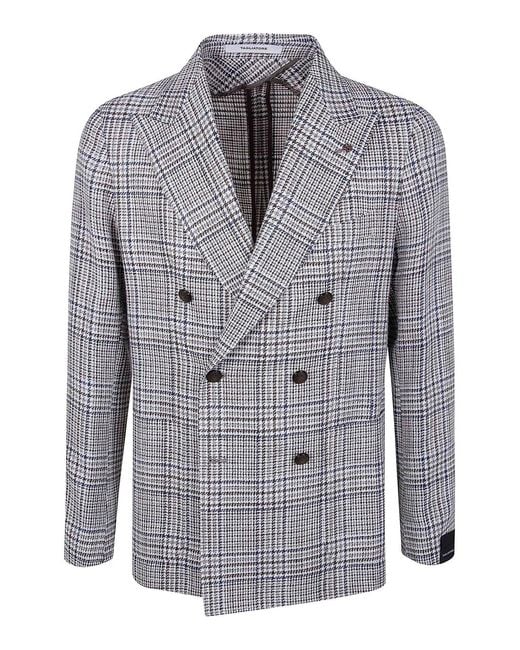 Tagliatore Gray Montecarlo Jacket for men