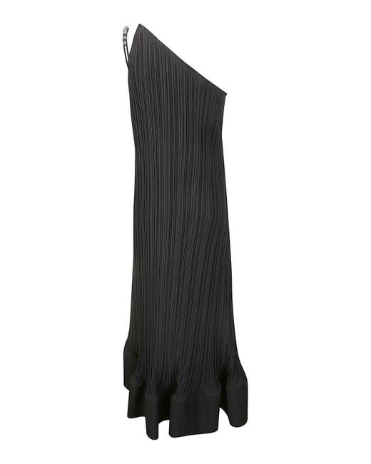 Lanvin Black Ribbed Dress