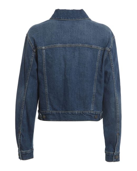 Moschino Blue Teddy Bear Denim Jacket