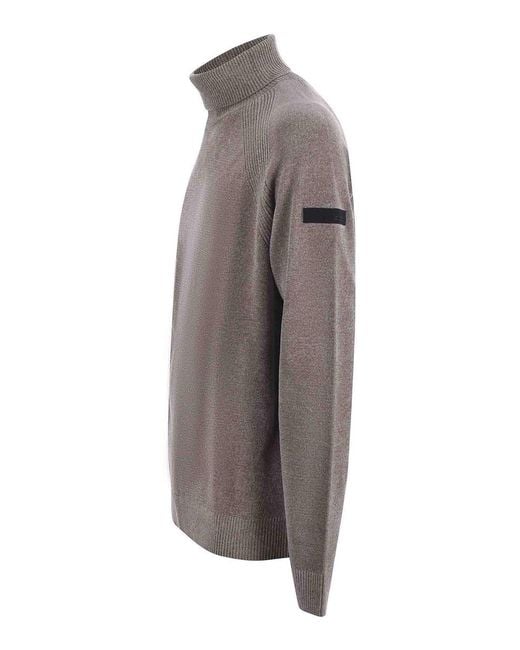 Rrd Gray Chenille Turtleneck for men