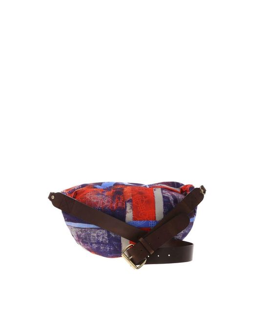 Vivienne Westwood White Albert Xl Belt Bag