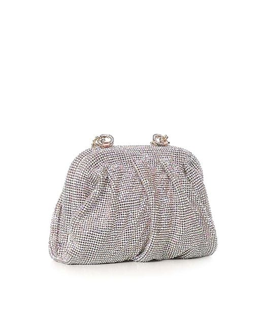 Benedetta Bruzziches Gray Venus La Petite Clutch Bag