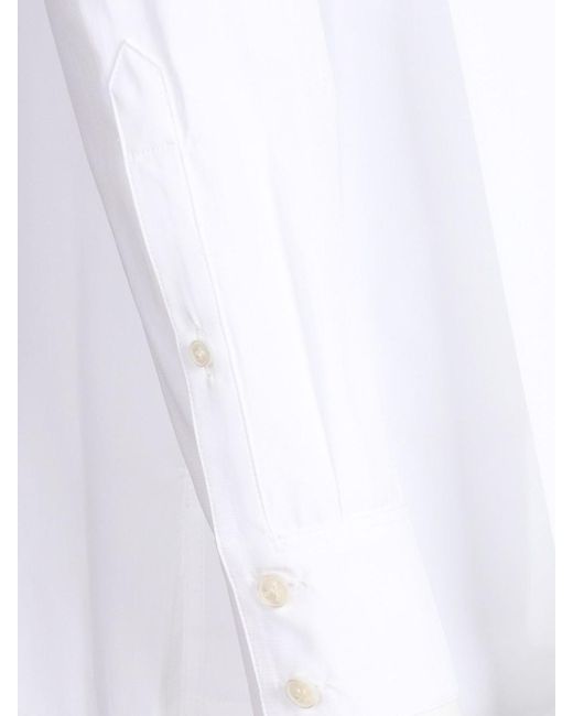 Alaïa White Asymmetrical Shirt