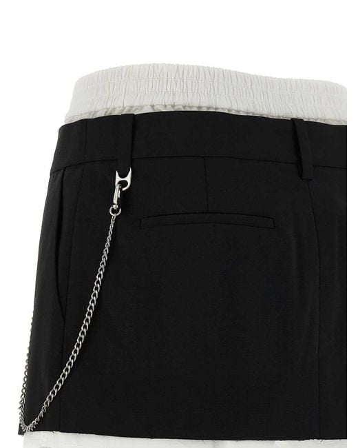 Alexander Wang Black Midi Skirt