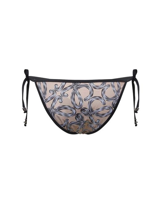 Loewe Black Technical Jersey Bikini Bottom