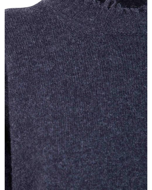 Uma Wang Blue Long Sleeves Top