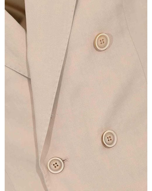 Eleventy Natural Double-Breasted Suit for men
