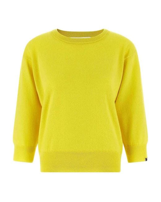 Extreme Cashmere Yellow N398 Jewel Sweater
