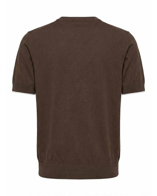 Peserico Brown Sweater for men