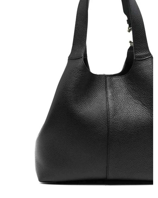 Coccinelle Black Handbag Grained Leather Noir
