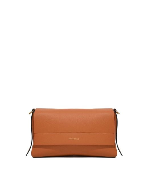 Coccinelle Brown Boheme Small Crab/Jellyfish Bag