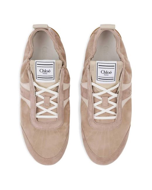 Chloé Pink Kick Trainers