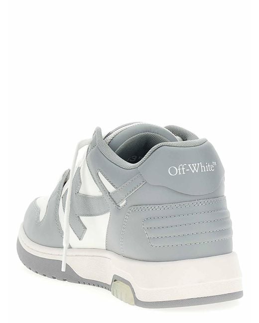 Off-White c/o Virgil Abloh Gray Out Of Office Sneakers for men