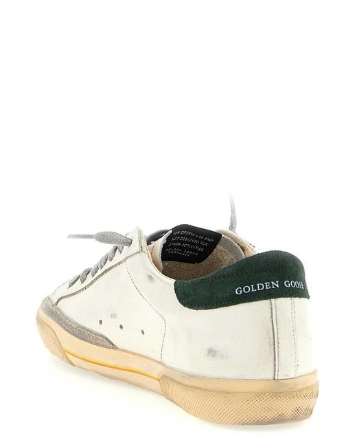 Golden Goose Deluxe Brand Green Superstar Sneakers for men