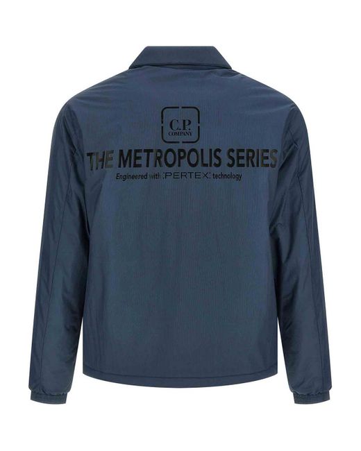 Company Men's Blue The Metropolis Series Overshirt
