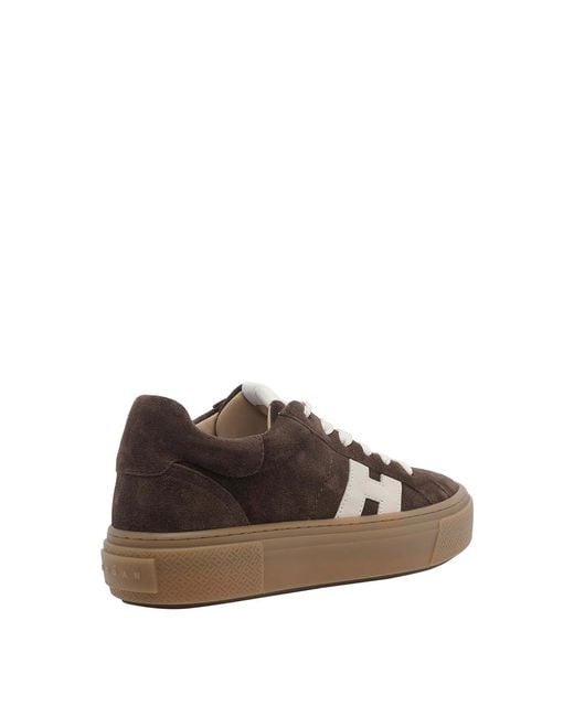 Hogan Brown Crosswind Sneakers