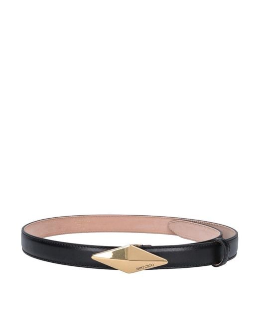 Jimmy Choo White Diamond Clasp Belt