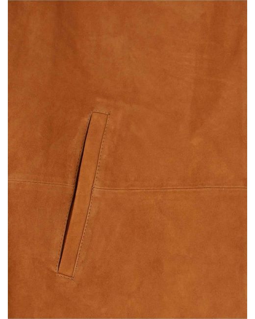 sunflower Brown Suede Shirt for men