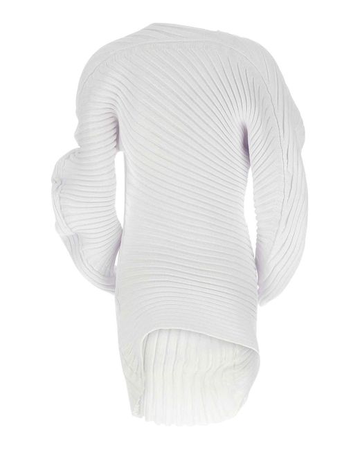 Issey Miyake White Knit (As It Is) Top