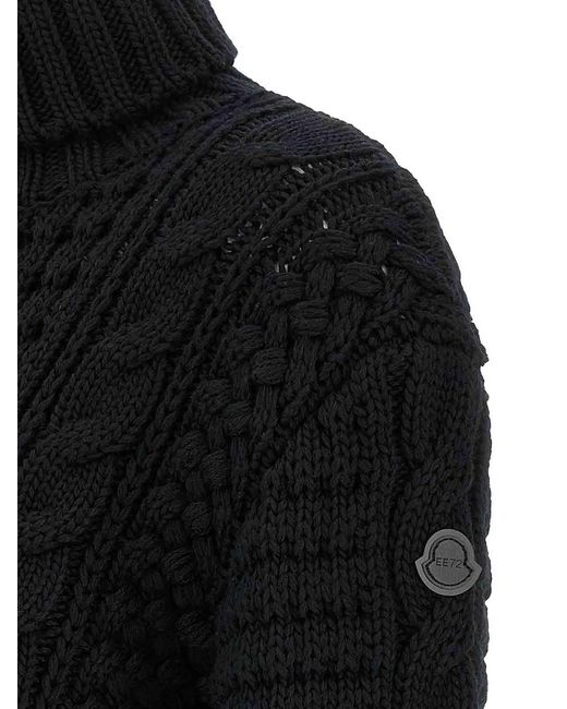 Moncler Black Turtleneck Sweater