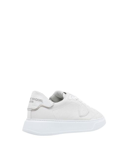 Philippe Model White Temple Sneakers for men