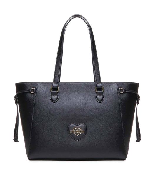 Love Moschino Black Shoulder Bag With Logo