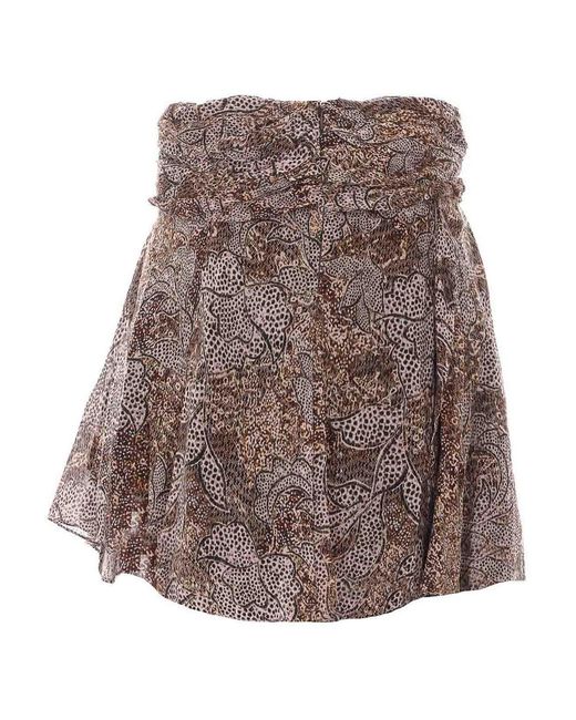 Isabel Marant Brown Ochre Camia Skirt