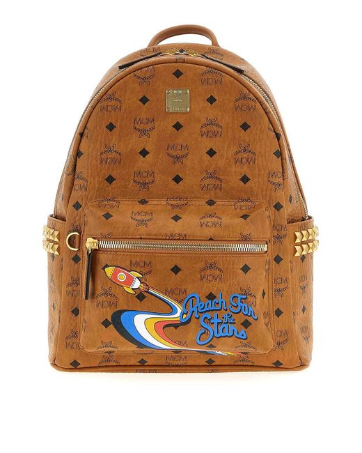 MCM Brown Small-Medium Backpack