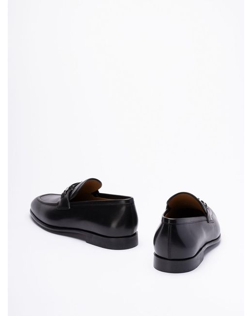 Ferragamo Black Foster Loafers for men