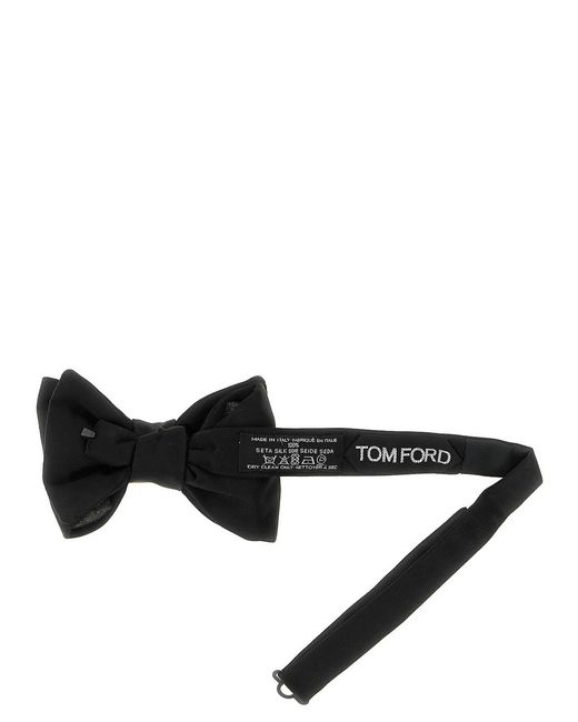 Tom Ford Black Silk Bow Tie for men